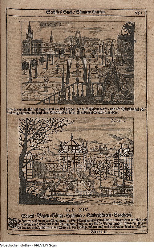 Offenes Buch mit einer detaillierten Stadtansicht auf seinen Seiten, begleitet von Bildern und Texten, die die Stadt beschreiben.